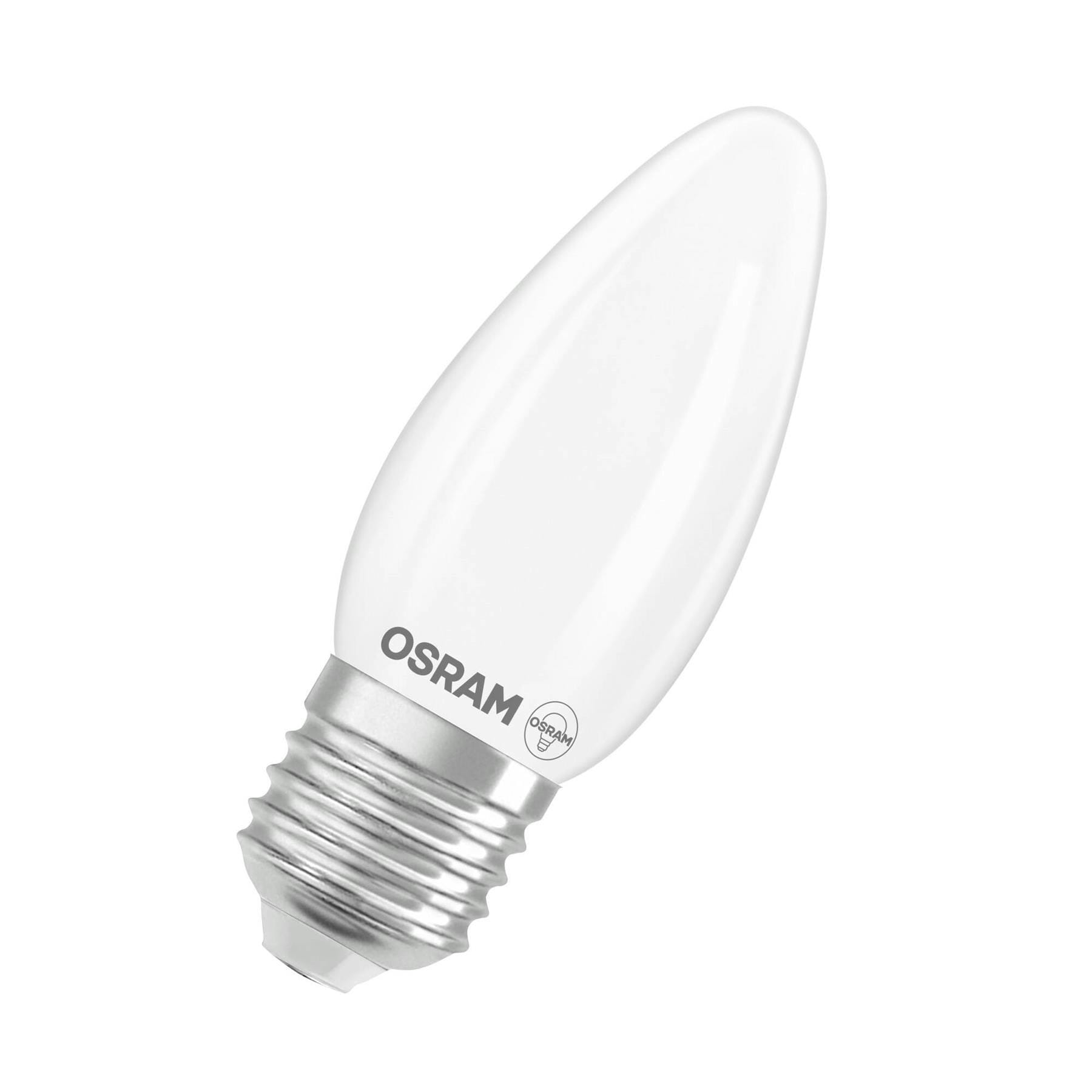 Osram LED Lamp SuperStar Light Bulb B40 Candle Shape Filament E27 6 Pack