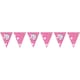 image 1 of Creative Party It´s A Girl Paper Heart Bunting - Pink/White - One Size