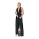 image 1 of Miley Cyrus Black Jumpsuit Lifesize Cardboard Cutout 167cm