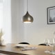 image 2 of Brosnan 1 Light Dome Ceiling Pendant Matt Nickel