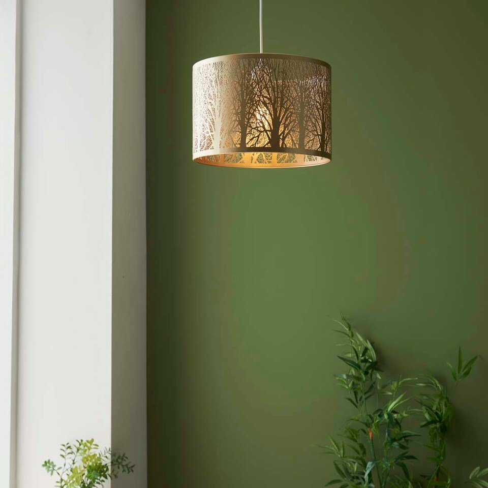 image 1 of Mason Antique Brass Shade