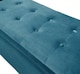 image 8 of Genoa Velvet Window Seat | Blue | Teal
