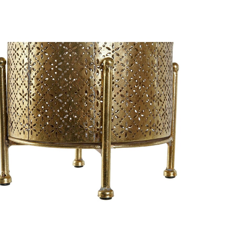 image 1 of Candleholder Home ESPRIT Golden Metal Crystal 19 x 19 x 24,5 cm N/A