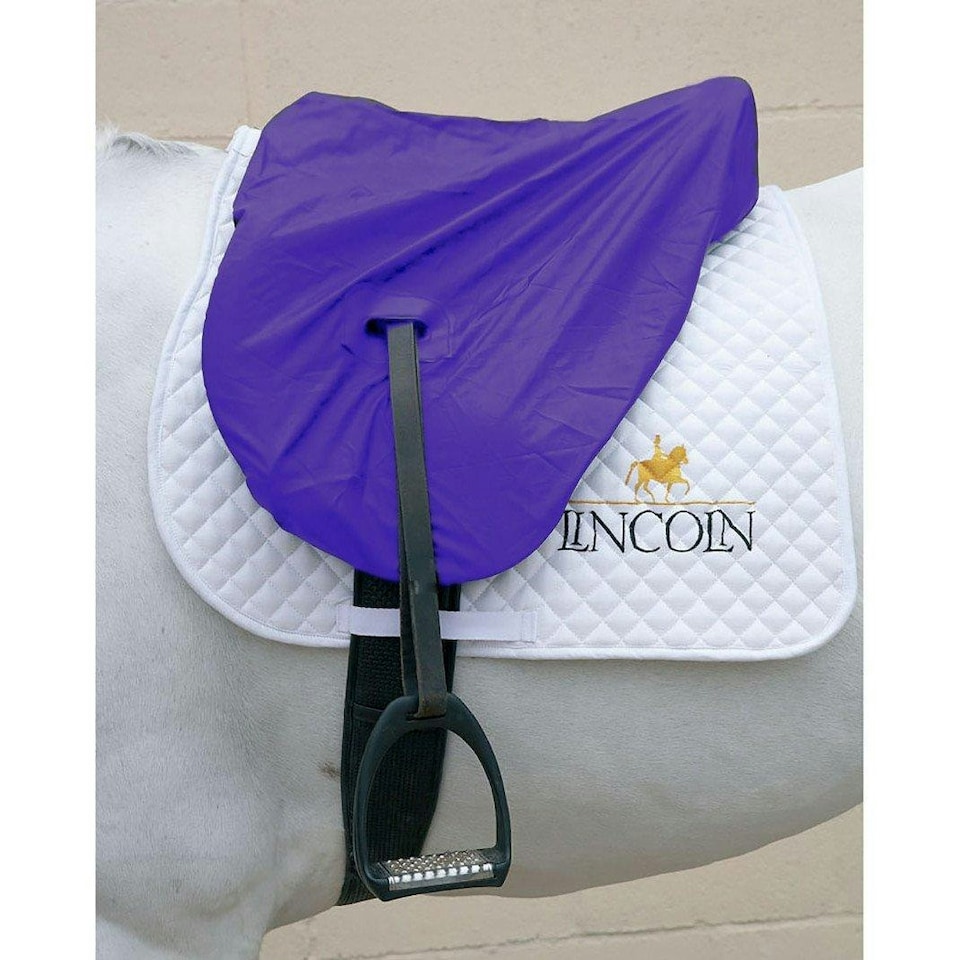 Hy Waterproof Ride On Saddle Cover - Purple - One Size