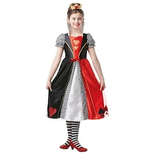 Bristol Novelty Childrens/Kids Queen Costume - Red/Black - 3-4 Years Red | 3