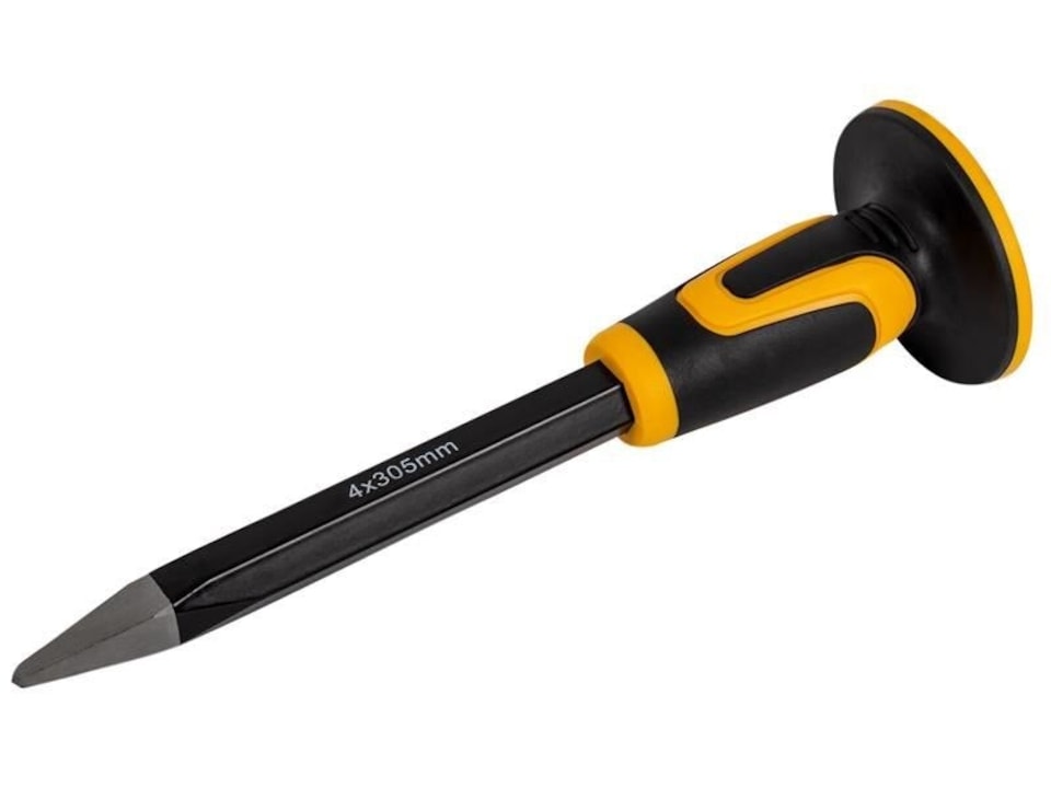 Roughneck - Concrete Chisel With Guard 300 x 25 x 4mm Point