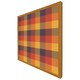 image 4 of Orange check pattern (Picture Frame) Brown | S