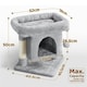 image 3 of Yaheetech 50 cm 2-Level Cat Tree with Condo Light Grey