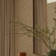 image 3 of Scattered Leaf Wallpaper in Caramel Latte | Brown | Caramel Latte | 50cm x 10m