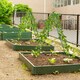image 3 of COSTWAY 2 Pack Garden Trellis Galvanized Steel Fence Barrier