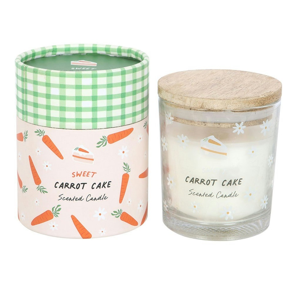 image 1 of Sweet Carrot Cake Candle White | One Size