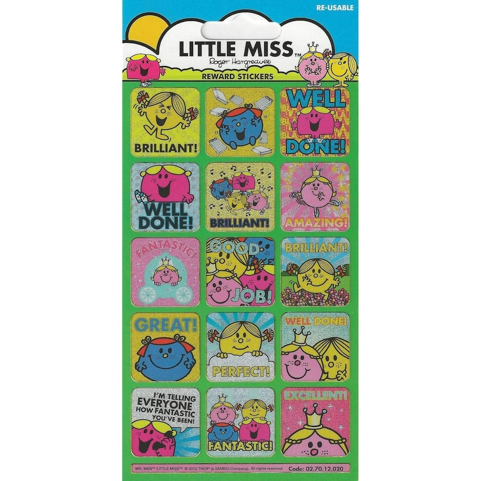 Little Miss Reward Stickers - Multicoloured - One Size
