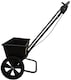 image 4 of Black Salt/Seed/Fertiliser Drop Spreader With 30kg Capacity, Rock Salt Spreader With Cable Controlled Flow, No Motors/Batteries