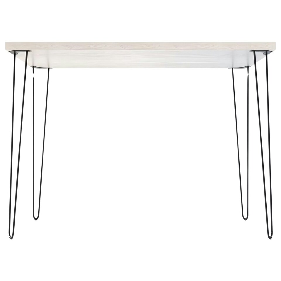 image 1 of Modern Grey Bench with Hairpin Legs  Stylish & Sturdy Seating for Home & Dining Grey
