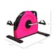 image 5 of SPORTNOW Mini Exercise Bike, Under Desk Bike for Legs, Arms Workout, Pink