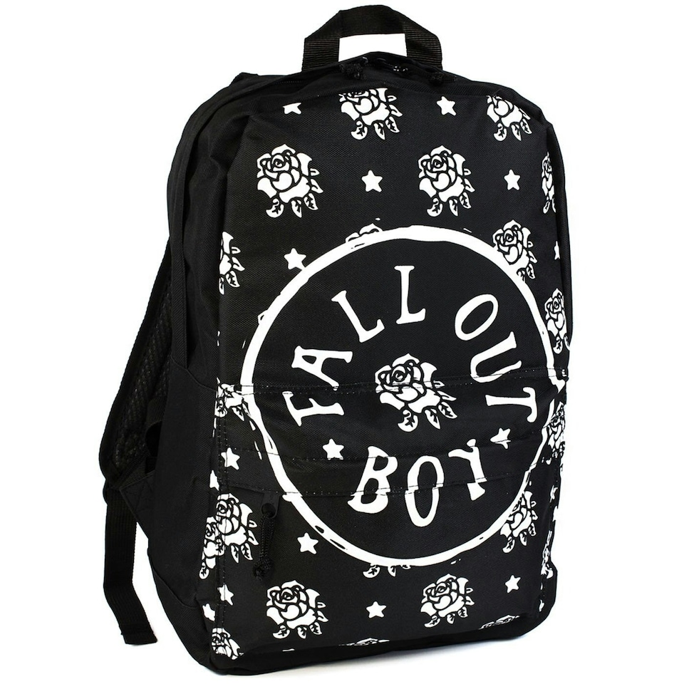 image 1 of Rock Sax Fall Out Boy Backpack - Black/White - One Size