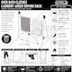image 10 of Over Bath Clothes Laundry Airer Drying Rack Washing with 10m Drying Space