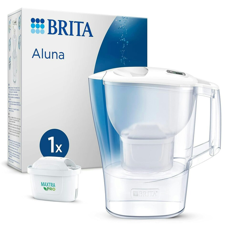 image 1 of BRITA Aluna Water Filter Jug White (2.4L) incl. 1x MAXTRA PRO Pure Performance Cartridge
