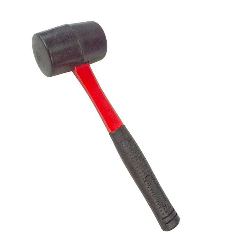 Amtech Black Rubber Mallet Fibreglass Shaft 16oz - One Colour - One Size