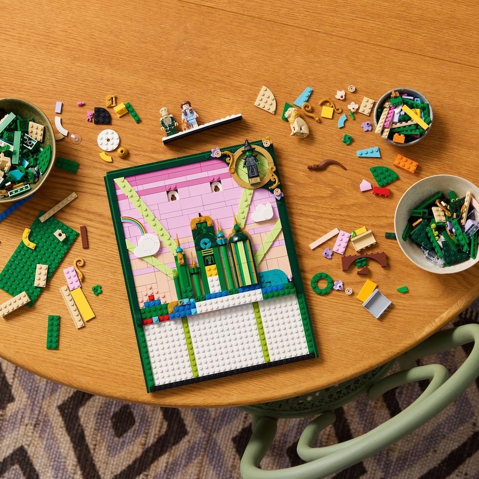 image 1 of LEGO Wicked Emerald City Wall Art