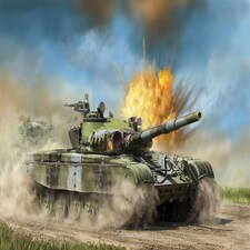 Revell Russian T-72 M1 Model Set (1:72 Scale)