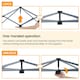 image 5 of Yaheetech One-person Set Up Pop-up Canopy Tent w/ Side Panel | Blue