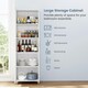 image 6 of COSTWAY Double Door Tall Storage Cabinet Freestanding White White