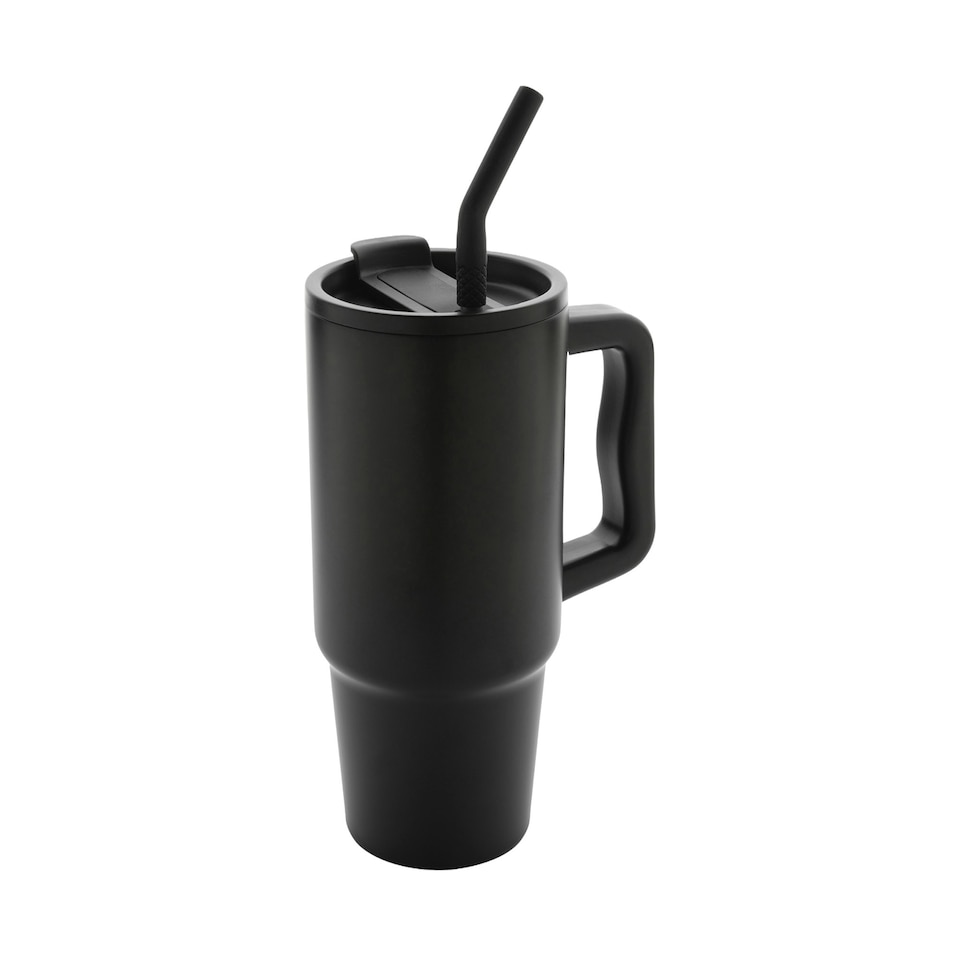 image 1 of XD Collection Embrace Deluxe Recycled Stainless Steel 900ml Tumbler - Black - One Size