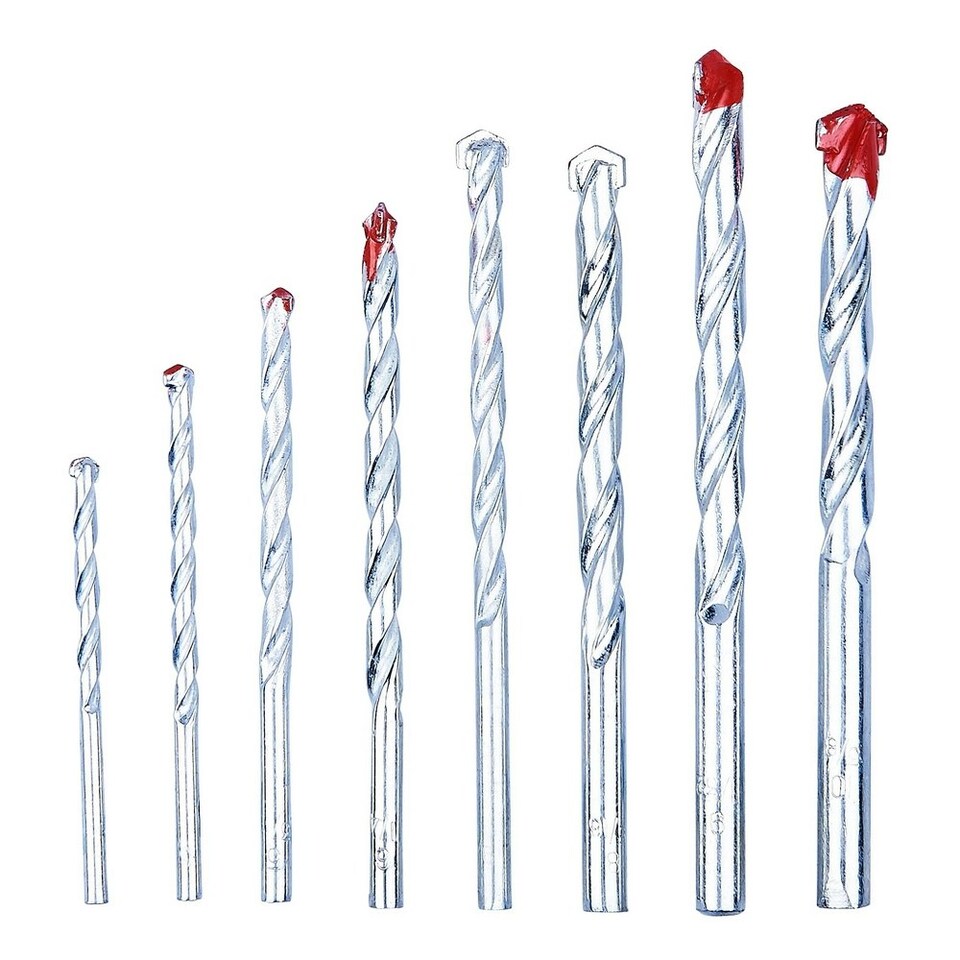Amtech Masonry Drill Bit Set 8pk - One Colour - One Size