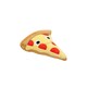 image 3 of Yummy World Cheezy Pie Pizza Plush Toy - Yellow/Red - M