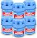 image 1 of 6pk x 70g Toilet Fresheners – Ocean Scented Blue Cistern Blocks, Lasts 1000 Flushes, Prevents Limescale & Cleans for Fresh Bathroom Air
