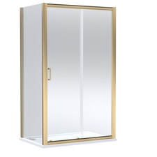 Balterley Sliding Shower Door with Glass, Side Panel & Shower Tray