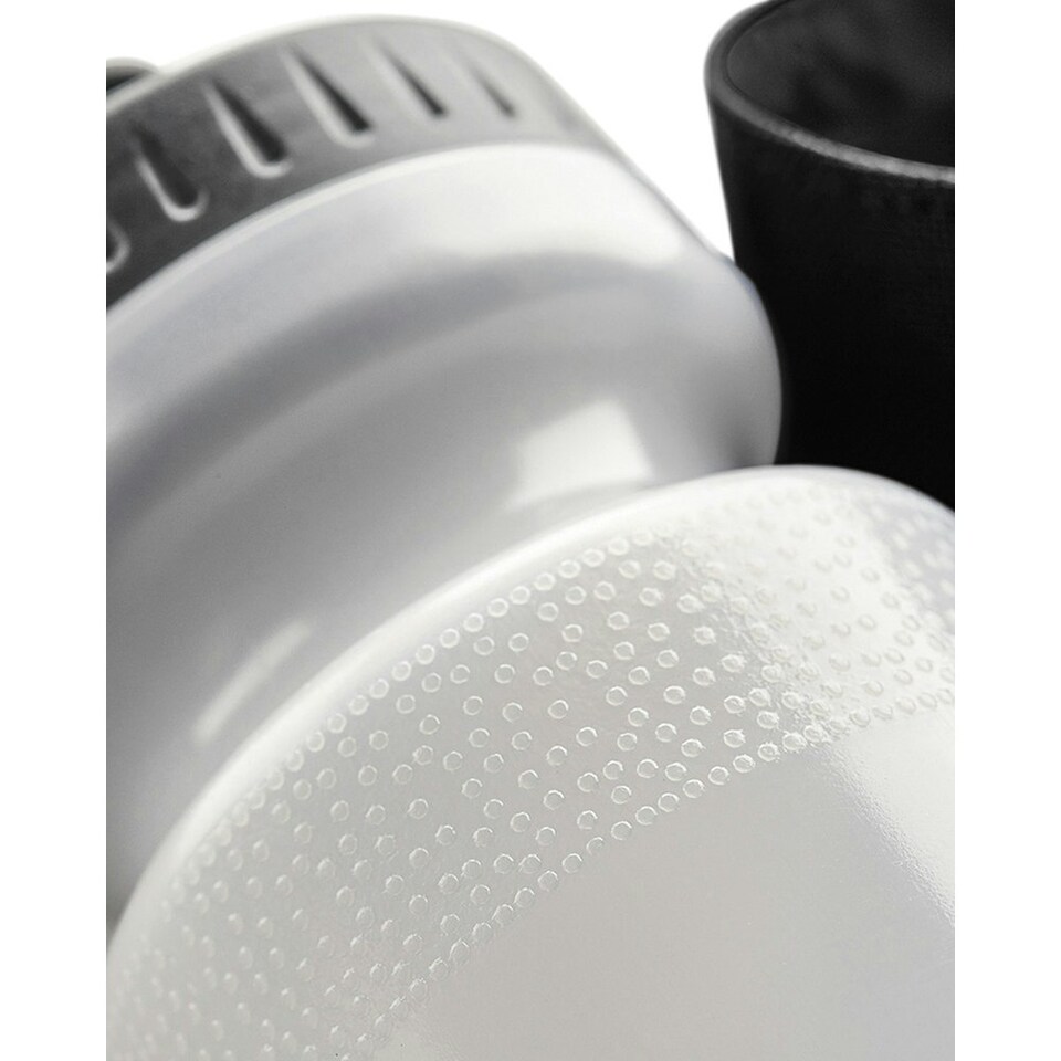 image 1 of Quadra Water Bottle And Fabric Sleeve Holder - Black - One Size