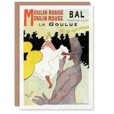 Toulouse Lautrec Art Card Moulin Rouge La Goulue