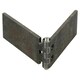 image 2 of Solid Drawn Steel Butt Hinge Extra Heavy Duty Industrial 50x240mm Silver