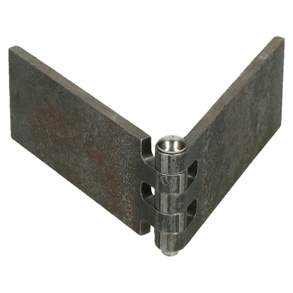 image 1 of Solid Drawn Steel Butt Hinge Extra Heavy Duty Industrial 50x240mm Silver