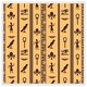 image 1 of Eye of horus, pharaoh, flowers, pyramid, bird, ankh (Picture Frame) White | S