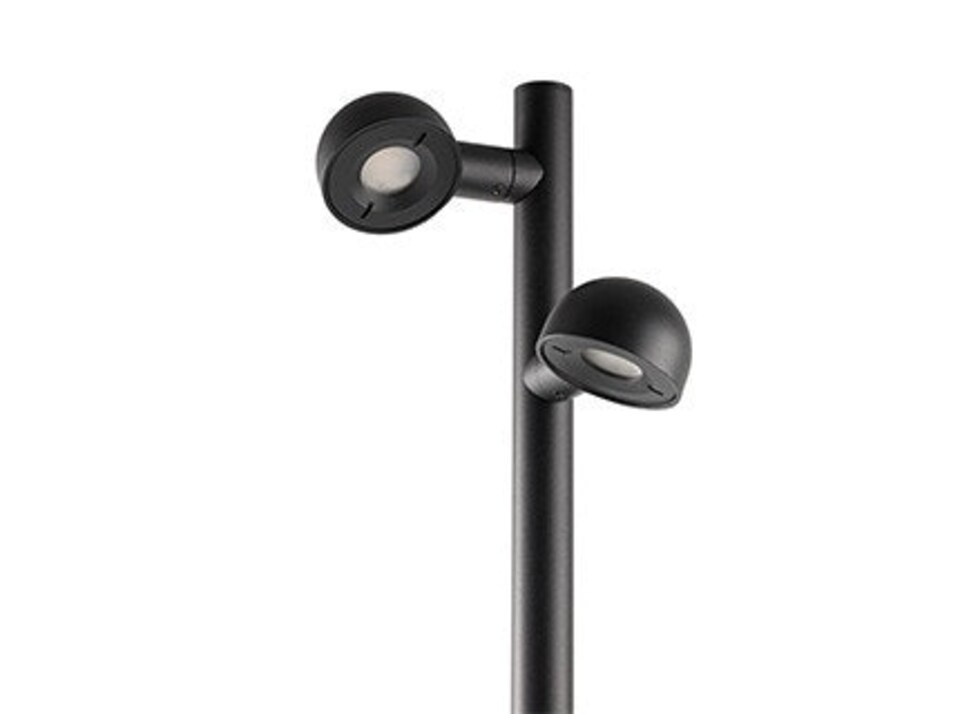 image 1 of Brot Integrated LED Bollards Outdoor Ground Light Black, 2700K