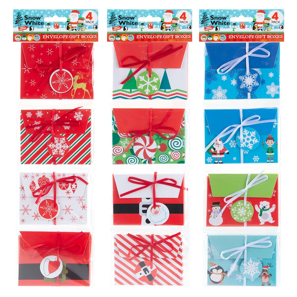 PMS Christmas Gift Boxes set of 3 - 3 Xmas-themed designs