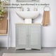 image 2 of VonHaus Shrewsbury Grey Under Sink Bathroom Cabinet