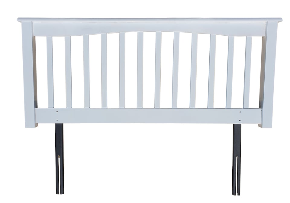 image 1 of 3ft Single Sandra White Wood Headboard.Pure White Finish Wooden Bed Head End, Head Board