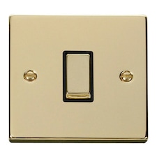 SE HOME Polished Brass 10A 1 Gang Intermediate Ingot Light Switch | Gold | Polished Brass