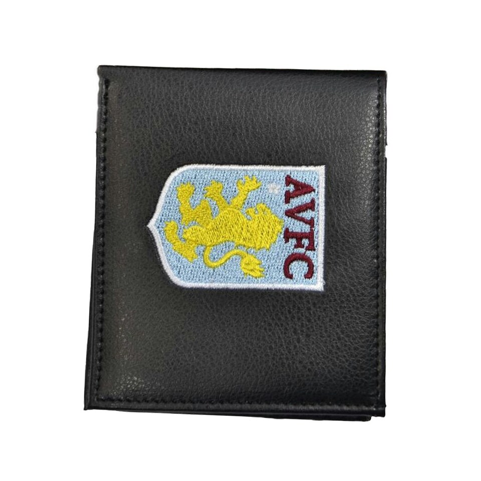 image 1 of Aston Villa FC Embroidered Wallet - Blue/Claret/Yellow - One Size