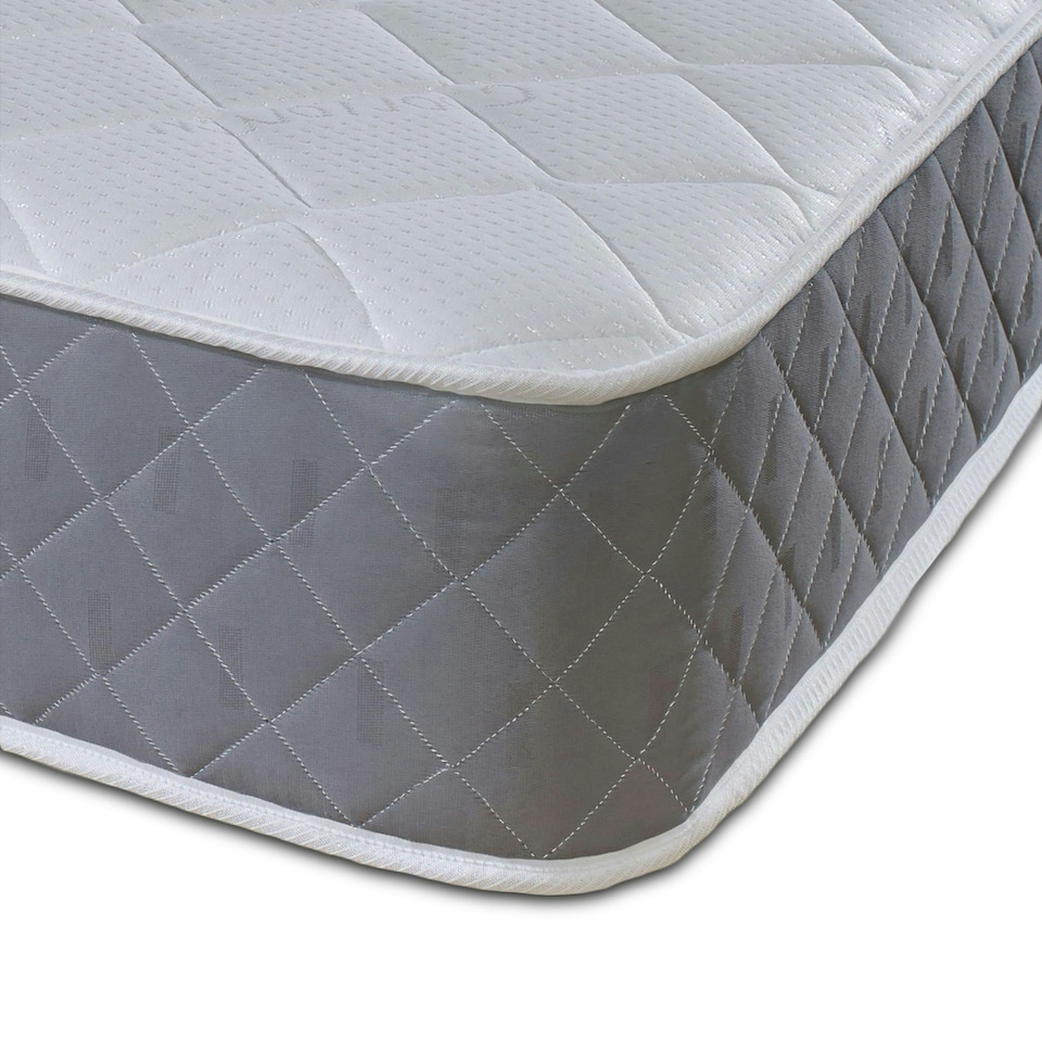 image 1 of Spring Coil Diamond Grey Essentials Mattress Foam Free Spring Coil Grey | Single