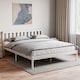 image 1 of Vida Designs Milan 5ft King Size Bed Wood Frame, Low Foot End, White, 150 x 200cm