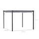 image 5 of Outsunny 3 x 3m Pergola with Retractable Roof Canopy, Aluminium Frame Garden Gazebo Outdoor Sun Shade Shelter for Grill, Patio, Dark Grey
