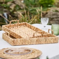 Rectangular Water Hyacinth Tray N/A