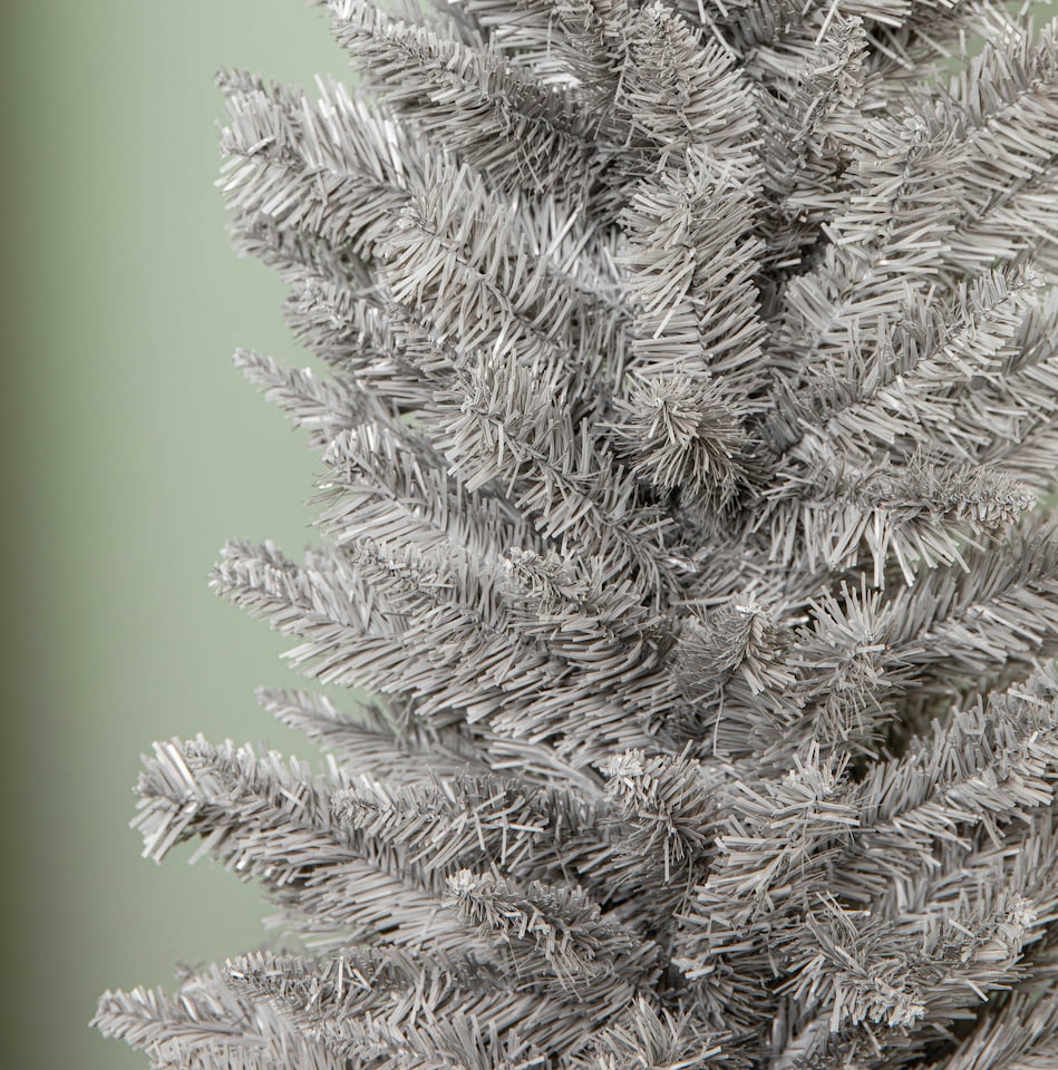 image 1 of 7ft (2.1m) Grey Pencil Pine Artificial Christmas Tree with 401 Tips