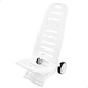 image 2 of Beach Chair Aktive White Wheels 40 x 84 x 44 cm (2 Units) N/A
