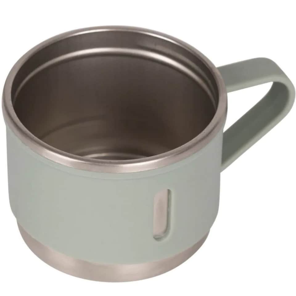 image 1 of Trespass Recce Stainless Steel Flask | Green | Sage | One Size | 1